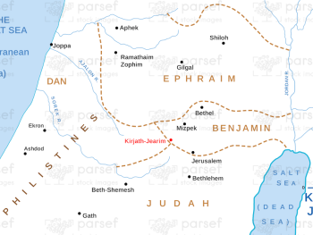 Kirjath Jearim Map image