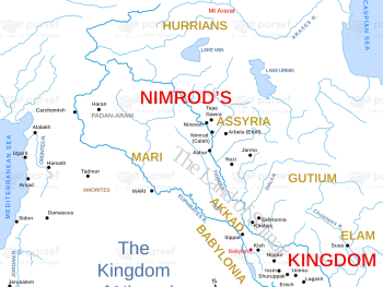 Genesis Kingdom of Nimrod Map image