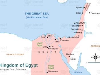 Genesis the Egyptian Kingdom Map image